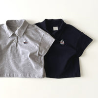 Load image into Gallery viewer, Baby Kid Boys Solid Color Embroidered T-Shirts Wholesale 240522309
