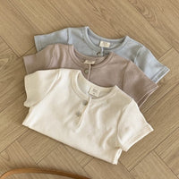 Load image into Gallery viewer, Baby Kid Girls Solid Color Tops Wholesale 24052233
