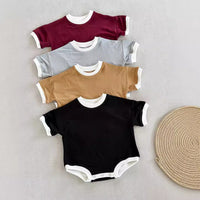 Load image into Gallery viewer, Baby Unisex Solid Color Rompers Wholesale 240522344
