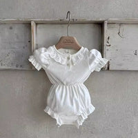Load image into Gallery viewer, Baby Girls Solid Color Rompers Wholesale 24052235
