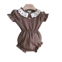 Load image into Gallery viewer, Baby Girls Solid Color Rompers Wholesale 24052235
