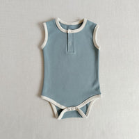Load image into Gallery viewer, Baby Girls Boys Color-blocking Rompers Wholesale 24052236
