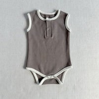 Load image into Gallery viewer, Baby Girls Boys Color-blocking Rompers Wholesale 24052236
