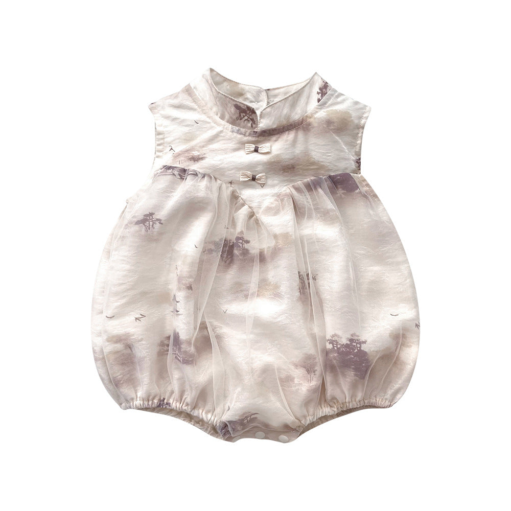 Baby Girls Tie Dye Rompers Wholesale 240522364