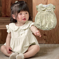 Load image into Gallery viewer, Baby Girls Solid Color Rompers Wholesale 240522369
