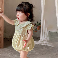 Load image into Gallery viewer, Baby Girls Solid Color Rompers Wholesale 240522369
