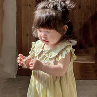Load image into Gallery viewer, Baby Girls Solid Color Rompers Wholesale 240522369
