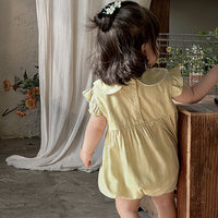 Load image into Gallery viewer, Baby Girls Solid Color Rompers Wholesale 240522369

