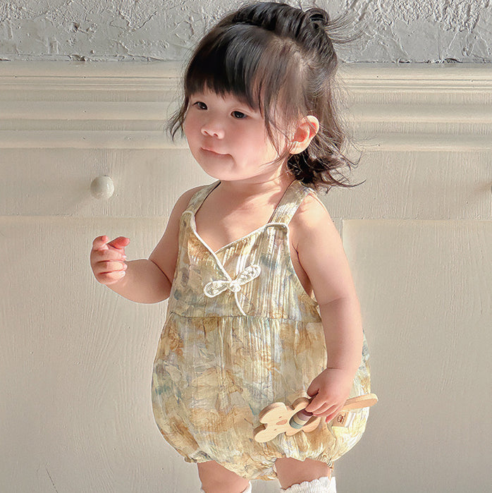 Baby Girls Tie Dye Rompers Wholesale 240522371