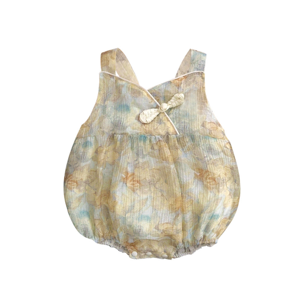 Baby Girls Tie Dye Rompers Wholesale 240522371