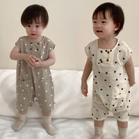 Load image into Gallery viewer, Baby Kid Girls Boys Polka dots Rompers Wholesale 24052243
