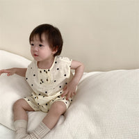 Load image into Gallery viewer, Baby Kid Girls Boys Polka dots Rompers Wholesale 24052243
