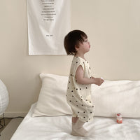 Load image into Gallery viewer, Baby Kid Girls Boys Polka dots Rompers Wholesale 24052243
