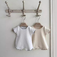 Load image into Gallery viewer, Baby Girls Boys Solid Color Rompers Wholesale 24052247
