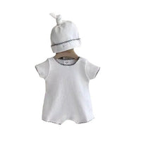 Load image into Gallery viewer, Baby Girls Boys Solid Color Rompers Wholesale 24052247
