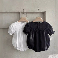 Load image into Gallery viewer, Baby Girls Solid Color Rompers Wholesale 24052262
