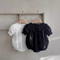 Load image into Gallery viewer, Baby Girls Solid Color Rompers Wholesale 24052262
