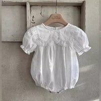 Load image into Gallery viewer, Baby Girls Solid Color Rompers Wholesale 24052262
