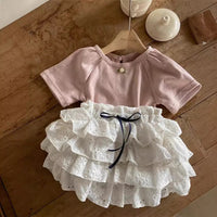 Load image into Gallery viewer, Baby Kid Girls Solid Color Skirts Wholesale 24052264
