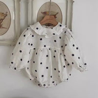 Load image into Gallery viewer, Baby Girls Polka dots Print Print Rompers Wholesale 24052265
