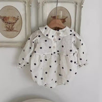 Load image into Gallery viewer, Baby Girls Polka dots Print Print Rompers Wholesale 24052265
