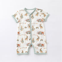 Load image into Gallery viewer, Baby Girls Boys Animals Cartoon Print Rompers Wholesale 24052267
