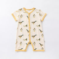 Load image into Gallery viewer, Baby Girls Boys Animals Cartoon Print Rompers Wholesale 24052267
