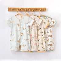 Load image into Gallery viewer, Baby Girls Boys Animals Cartoon Print Rompers Wholesale 24052267
