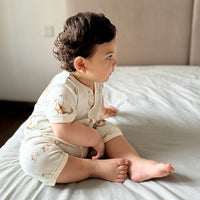 Load image into Gallery viewer, Baby Girls Boys Animals Cartoon Print Rompers Wholesale 24052267
