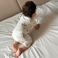 Load image into Gallery viewer, Baby Girls Boys Animals Cartoon Print Rompers Wholesale 24052267
