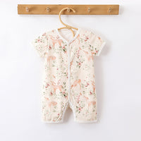 Load image into Gallery viewer, Baby Girls Boys Animals Cartoon Print Rompers Wholesale 24052267
