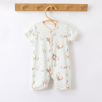 Load image into Gallery viewer, Baby Girls Boys Animals Cartoon Print Rompers Wholesale 24052267
