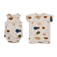 Load image into Gallery viewer, Baby Girls Boys Color-blocking Print Rompers Wholesale 24052268
