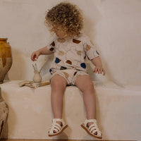 Load image into Gallery viewer, Baby Girls Boys Color-blocking Print Rompers Wholesale 24052268
