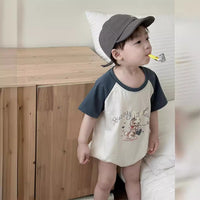 Load image into Gallery viewer, Baby Boys Letters Animals Rompers Wholesale 24052293
