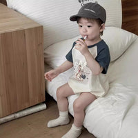 Load image into Gallery viewer, Baby Boys Letters Animals Rompers Wholesale 24052293
