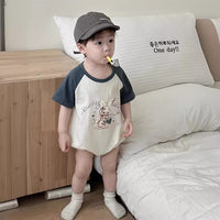 Load image into Gallery viewer, Baby Boys Letters Animals Rompers Wholesale 24052293
