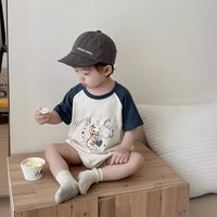 Load image into Gallery viewer, Baby Boys Letters Animals Rompers Wholesale 24052293
