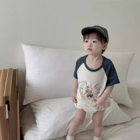 Load image into Gallery viewer, Baby Boys Letters Animals Rompers Wholesale 24052293
