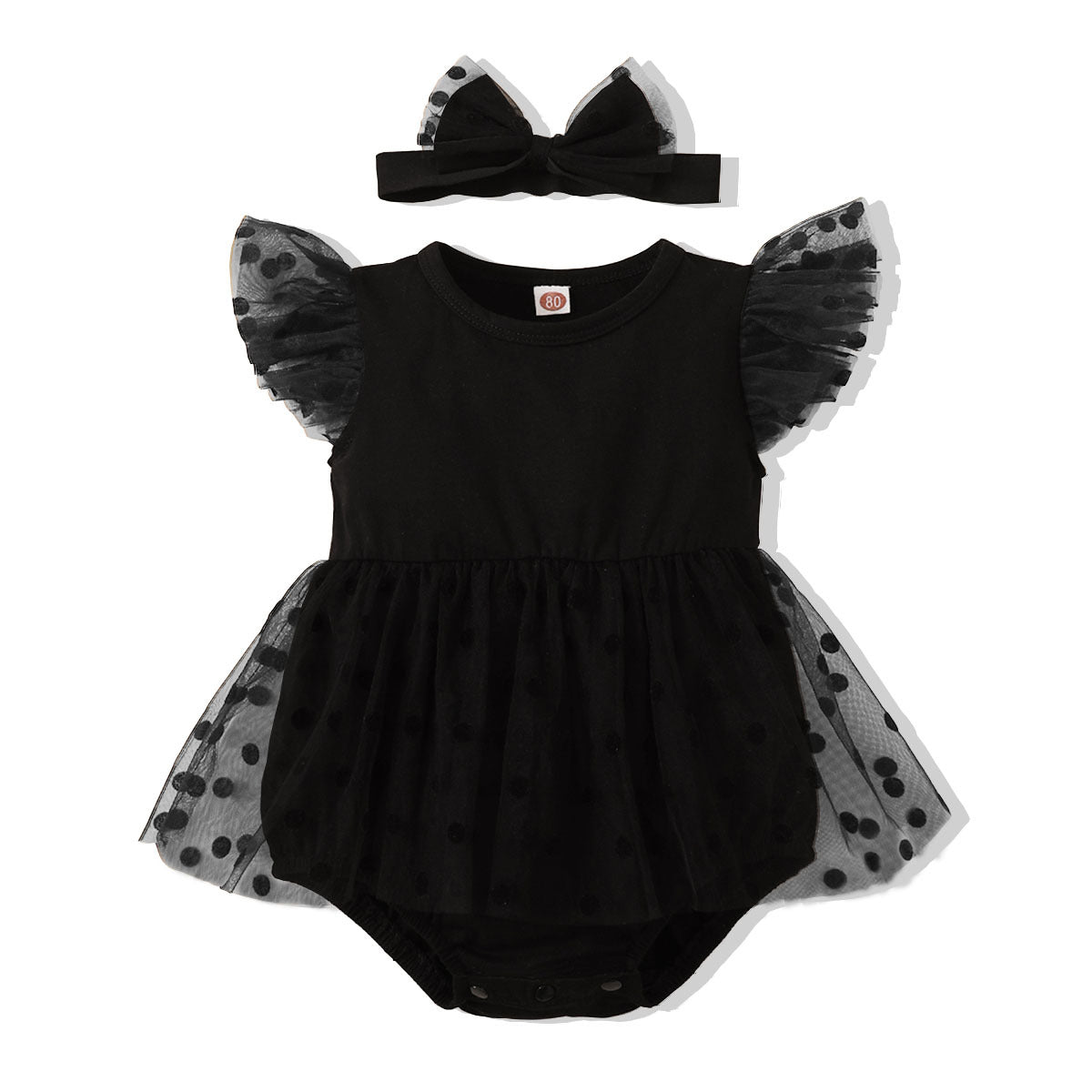 Baby Girls Solid Color Rompers Wholesale 24070104