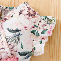 Load image into Gallery viewer, Baby Kid Girls Flower Print Rompers Wholesale 24070105
