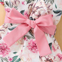 Load image into Gallery viewer, Baby Kid Girls Flower Print Rompers Wholesale 24070105
