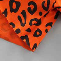 Load image into Gallery viewer, 2 Pieces Set Baby Kid Girls Leopard Print Tops And Shorts Wholesale 24070109
