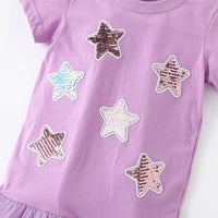 Load image into Gallery viewer, Baby Kid Girls Star Dresses Wholesale 240701112
