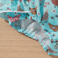 Load image into Gallery viewer, Baby Girls Animals Print Rompers Wholesale 240701114
