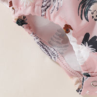 Load image into Gallery viewer, Baby Girls Animals Print Rompers Wholesale 240701114
