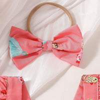 Load image into Gallery viewer, Baby Girls Animals Print Rompers Wholesale 240701114
