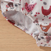 Load image into Gallery viewer, Baby Girls Animals Print Rompers Wholesale 240701114
