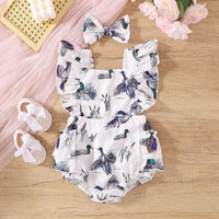 Load image into Gallery viewer, Baby Girls Animals Cartoon Rompers Wholesale 240701115
