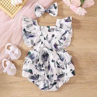 Load image into Gallery viewer, Baby Girls Animals Cartoon Rompers Wholesale 240701115
